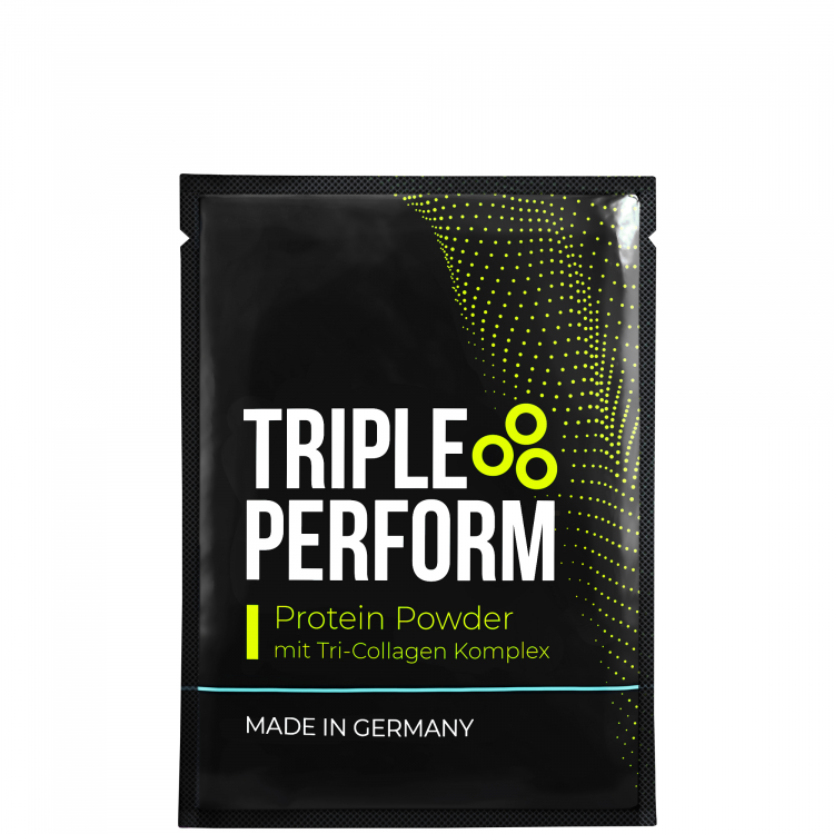 Triple Perform Proteinpulver mit bioaktiven Collagen-Peptiden l  Monatspackung l 30 Portionen
