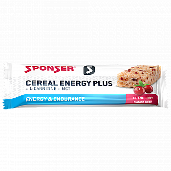 SPONSER Cereal Energy Plus Bar | L-Carnitin