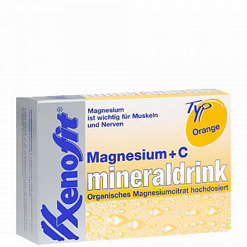 Xenofit Mineraldrink | Magnesium + Vitamin C | Box mit 20 Beutel