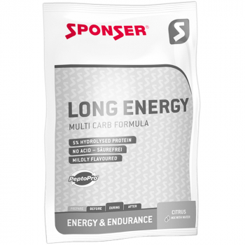 SPONSER Long Energy Sportdrink Portionsbeutel | 5 % Eiwei