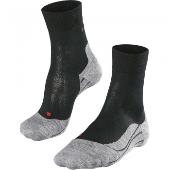 FALKE RU4 Wool Mid Cut Socken Damen | Black Mix