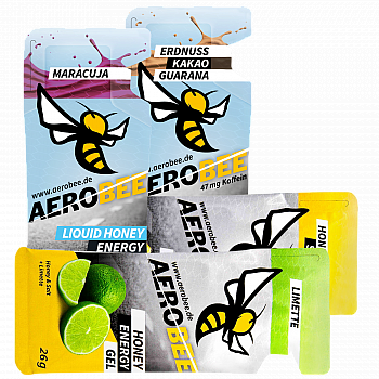 AEROBEE Energy Gel Testpaket | Honey & Liquid Honey