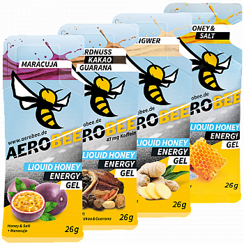 AEROBEE Liquid Honey Energy Gel Testpaket