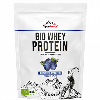 AlpenPower BIO Whey Protein Shake | 1000 g Beutel | DE-KO-006