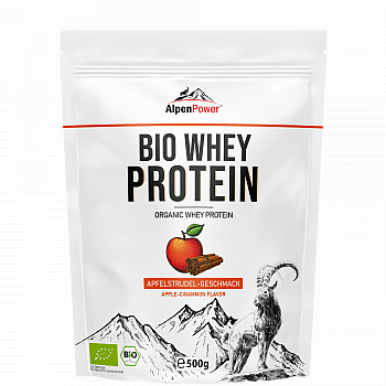 AlpenPower BIO Whey Protein Shake | 500 g Beutel | DE-KO-006