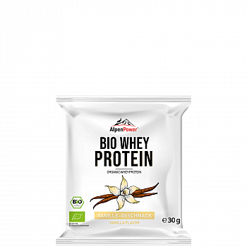 AlpenPower BIO Whey Protein Shake | 30 g Portionsbeutel | DE-KO-006