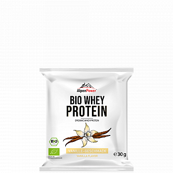 AlpenPower BIO Whey Protein Shake | 30 g Portionsbeutel | DE-KO-006