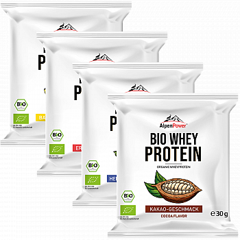 AlpenPower BIO Whey Protein Shake Testpaket | DE-KO-006