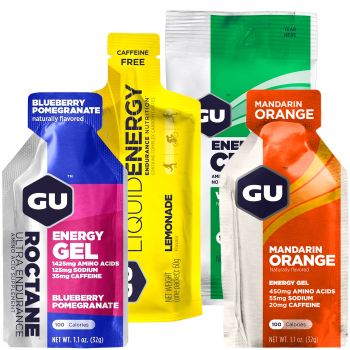 GU Energy Gel Testpaket | Maximale Vielfalt