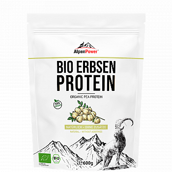 AlpenPower BIO Erbsen Protein | DE-KO-006