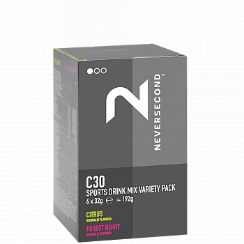 NEVERSECOND C30 Sports Drink Mix Variety Pack l Box mit 6 Beuteln