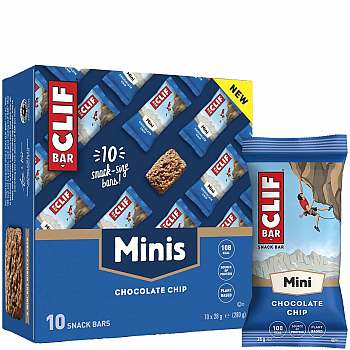 CLIF Energy Bar Minis | 10 Riegel | Chocolate Chip | MHD 20.07.24