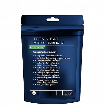 TREK'N EAT Wetfood - Ready to Eat | Gemseeintopf mit Bohnen | Vegetarisch