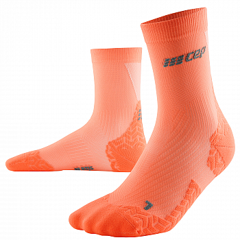 CEP Run Ultralight Mid Cut Compression Socks Damen | Coral