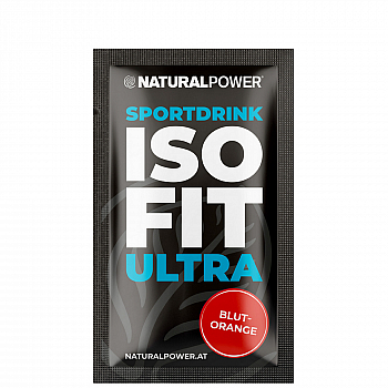 NATURAL POWER Iso Fit Ultra Sportsdrink Blutorange | Portionsbeutel