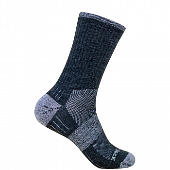 WRIGHTSOCK Escape MERINO Crew | Grey Smoke | Mitteldick