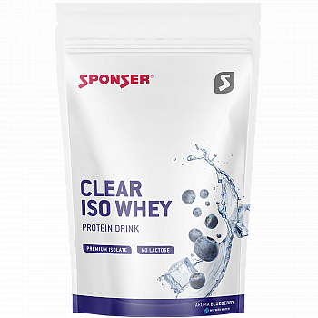 SPONSER Clear Iso Whey | Wie ein Softdrink | Laktosefrei