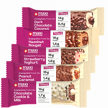 MAXI NUTRITION Creamy Core Protein Bar Testpaket | 33 % Protein
