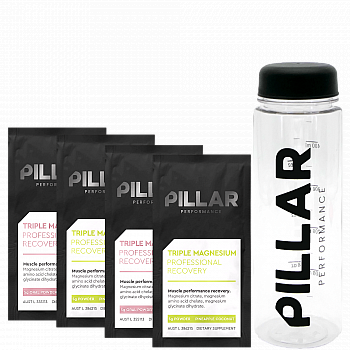 Pillar Performance Triple Magnesium Pulver Testpaket | Mit Micro Shaker
