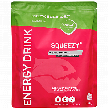 SQUEEZY Energy Drink | 1500 g Beutel | Basic Formula