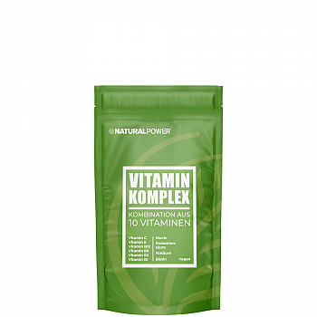 NATURAL POWER Vitaminkomplex | 10 Vitamine | MHD 19.03.25