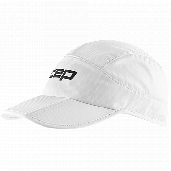 CEP Foldable Running Cap | Faltbare Schirmmtze | White