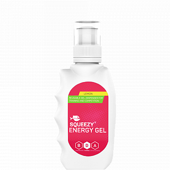 SQUEEZY Energy Gel Lemon | 125 ml Dispenser Flasche | MHD 28.06.25