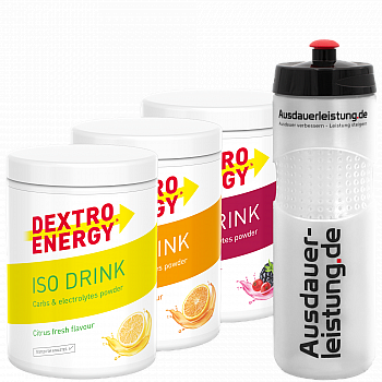 DEXTRO ENERGY Iso Drink Getrnkepaket | Plus Trinkflasche