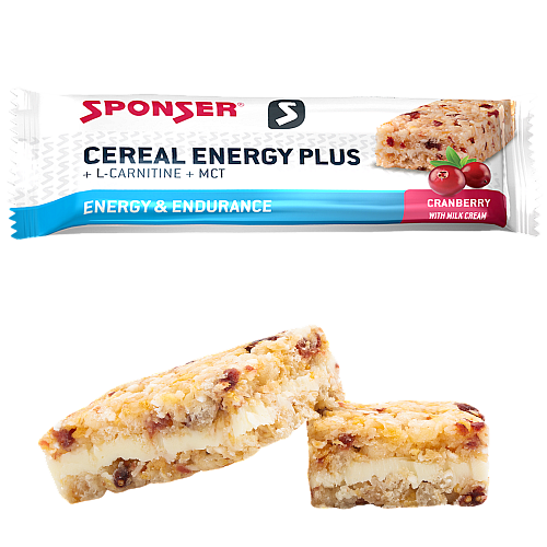 Sponser Cereal Energy Plus Bar Cranberry (40 g)