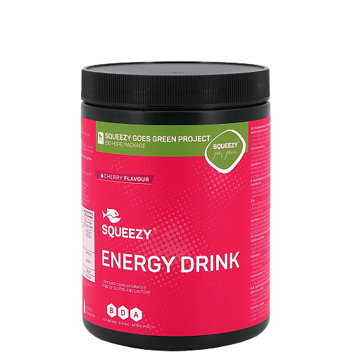 Squeezy Energy Drink 650 g Cherry Flavour