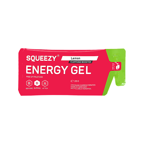 Squeezy Energy Gel Lemon Caffeine (33 g)