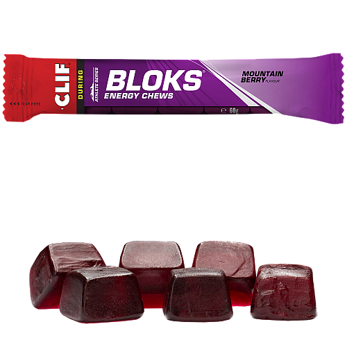 Clif Bloks Energy Chews Mountain Berry (60 g Beutel)