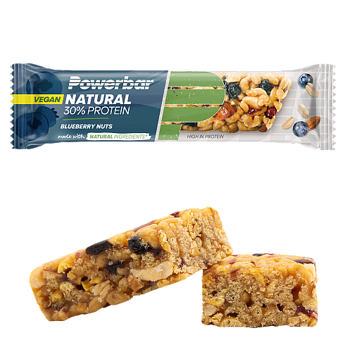 PowerBar Natural Protein Bar Eiwei Riegel Bluebeere Nsse