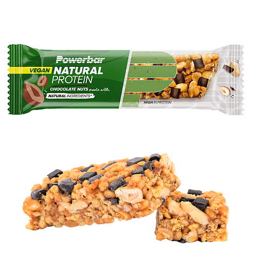 PowerBar Natural Protein Bar Eiwei Riegel Chocolate Nuts