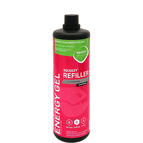 Squeezy Energy Gel Refiller Cola + Koffein  (500 ml)