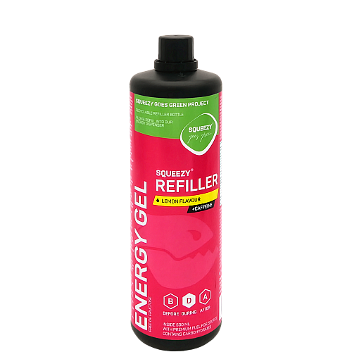 Squeezy Energy Gel Refiller Citrus + Koffein (500 ml)