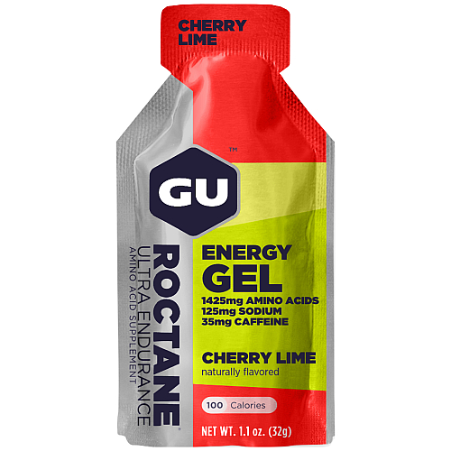 GU Roctane Energy Gel Testpaket Cherry Lime