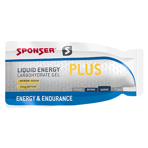 SPONSER Liquid Energy Gel PLUS | 35 g Sachet