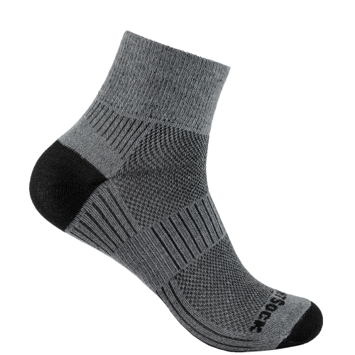 WRIGHTSOCK Coolmesh II Quarter | Grey | Dnn