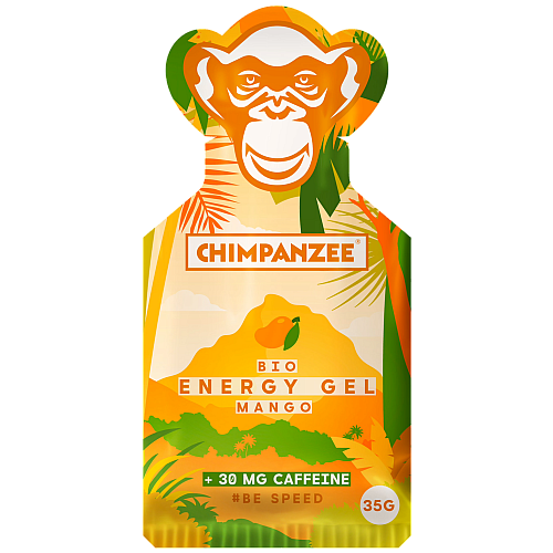 Chimpanzee Energy Gel Mango + Koffein (35 g Beutel)