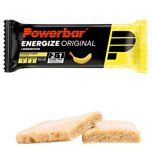 PowerBar Energize Original Riegel Kohlenhydratriegel Banana-Punch