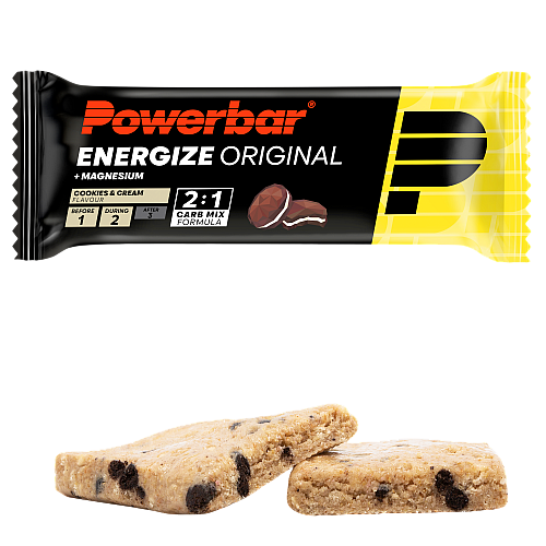 PowerBar Energize Original Riegel Kohlenhydratriegel Cookie&Cream