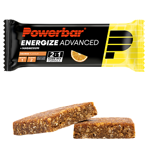 PowerBar Energize Advanced Orange 55 g Kohlenhydratriegel