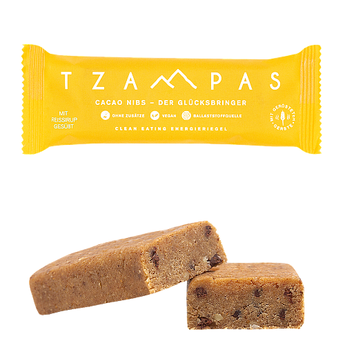 Tzampas Energy Bar Cacao Nibs - Der Glcksbringer (40 g)