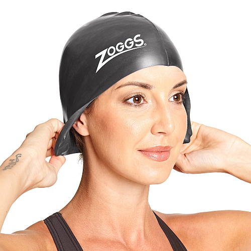 Zoggs Silicone Cap Badekappe Marineblau