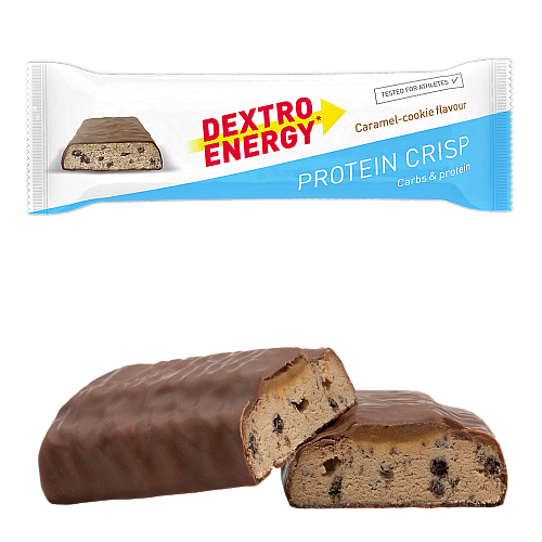 Dextro Energy Protein Crisp Riegel Karamell Schokokeks