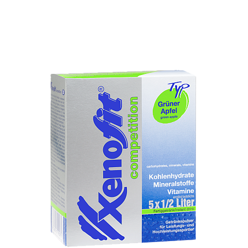 Xenofit Competition Drink - Grner Apfel - 5 x 42 g Beutel