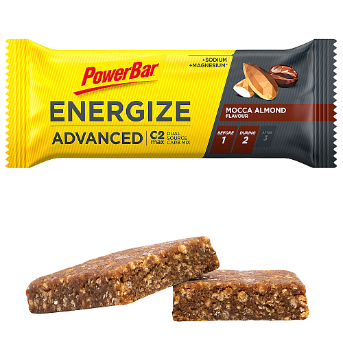 PowerBar Energize Advanced Mocca Almond 55 g Kohlenhydratriegel