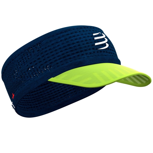 COMPRESSPORT Spiderweb Headband | Blue Lime