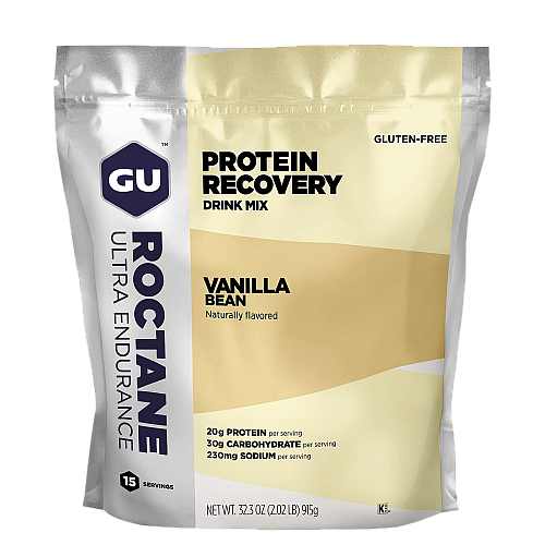 GU Roctane Protein Recovery Drink Mix Vanilla Bean (915 g Beutel)